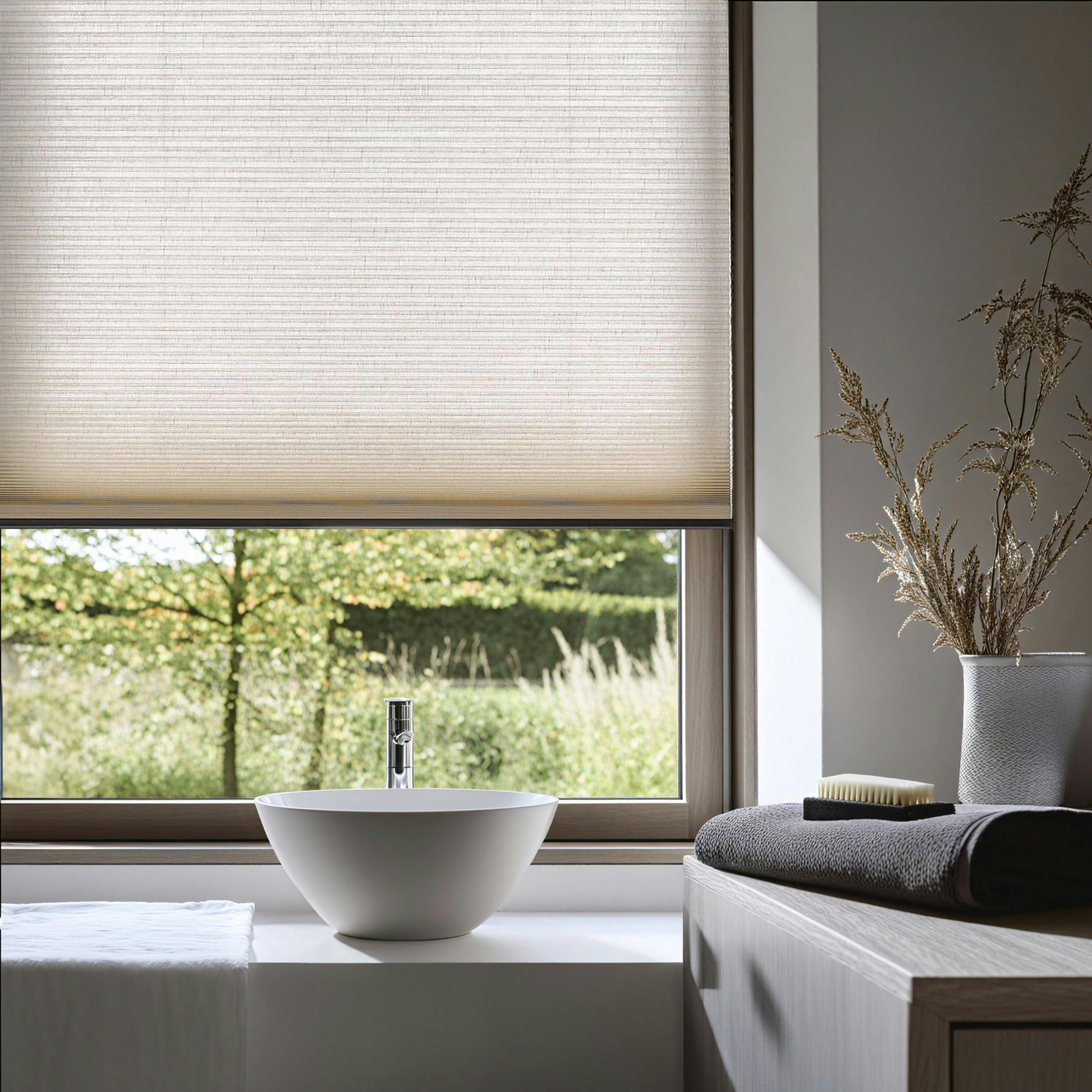 Pleated blinds